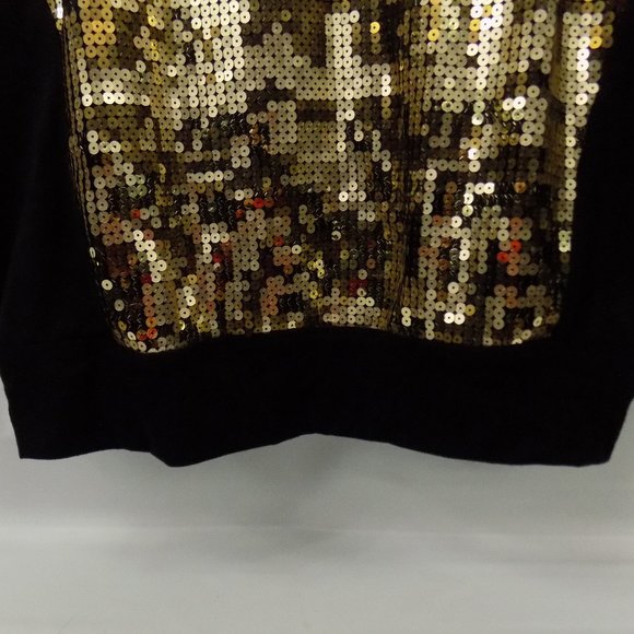 Lane Bryant Black Blouse With Gold Embellishment Size 14/16 NWT - Picture 4 of 9